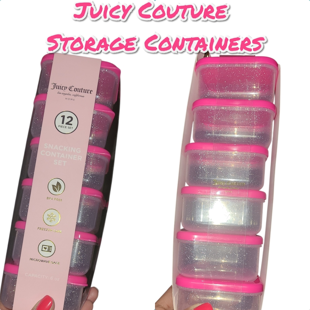 Juicy Couture 12pc Snack Container Set